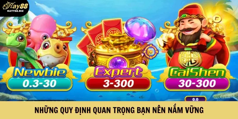 Những quy định quan trọng bạn nên nắm vững