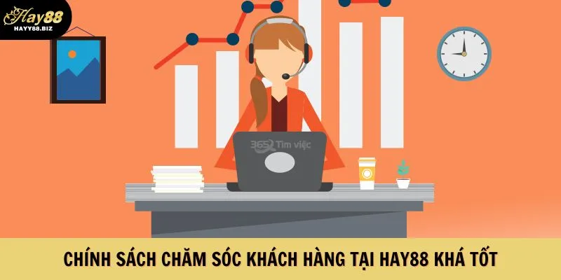 Chính sách chăm sóc khách hàng tại Hay88 khá tốt